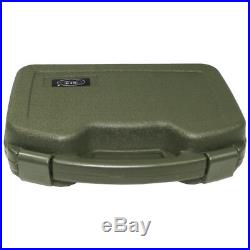 Large Plastic Pistol Gun Carry Hand Case Lockable Padded Security Olive Green OD