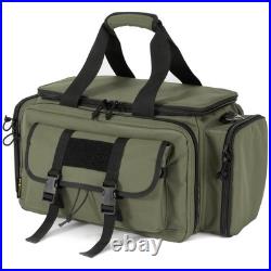 Large Range Bag -Tactical 4+ Pistol Gun Case with Lockable Zippers for Shooti