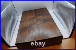 Large Vintage Wood Dual GUN PISTOL CASE lined Colt Smith & Wesson Ruger lock