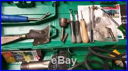 Leister 110v Hot Air Welding Tool Heat Gun Hand Welder With Carry Case + Extras