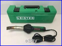 Leister 141.228 Triac ST Hand Held Plastic Hot Air Welder Heat Gun Tool with Case