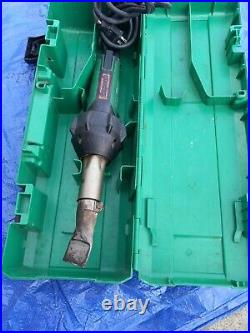 Leister Hot Air Tool Triac St Hand Held Plastic Welder Heat Gun 141228 In Case