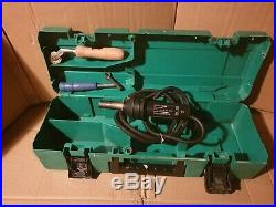 Leister Triac Hot Jet S 230V Hot Air Hand Welder Gun with Carry Case and extras
