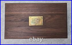 Limited Ed 1977 Goverment Issue Pistol Wood Presentation Box. 45 ACP