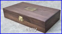 Limited Ed 1977 Goverment Issue Pistol Wood Presentation Box. 45 ACP