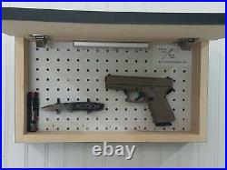 Linesman American Flag handgun concealment cabinet hidden pistol gun storage