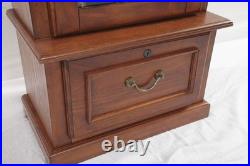 Lockable Wood Gun Cabinet with 4 Shelves Organize and Showcase Your Firearms