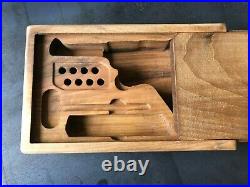 Luger P 08 Turkish walnut wood case box