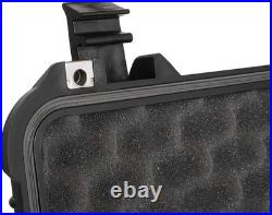 Luxury Hard Plastic Firearm Case Holds 5 Pistols, 30 Magazines, Waterproof