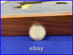 Magnum Research Desert Eagle 25th Anniversary Display Case with Silver Series Coin