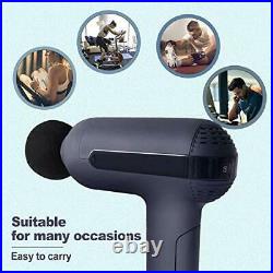 Massage Gun, BYXAS Deep Tissue Massage Gun, 30-Speed Electric Hand-Held + Case