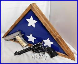 Memorial Flag Gun Case, Gun Concealment Case, American Flag Gun Box