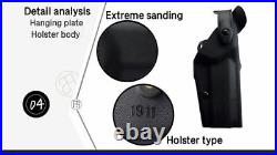Military Army Gun Belt Holster Tactical Right Hand Quick Release Pistol Case