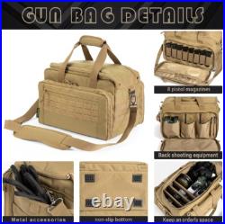 Multi-Functional Pistol Carrying Bag with Lockable Zipper & Comfortable Strap Multi-Functional Pistol Carrying Bag with Lockable Zipper & Comfortable Strap