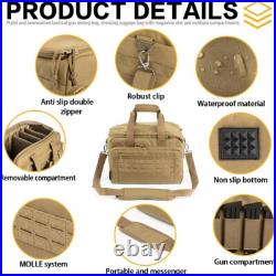 Multi-Functional Pistol Carrying Bag with Lockable Zipper & Comfortable Strap Multi-Functional Pistol Carrying Bag with Lockable Zipper & Comfortable Strap