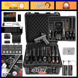 Multi-Handgun Case Waterproof Hard Shell Pistol Box, TSA Approved, Holds Pisto