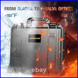 Multi Handgun Case Waterproof Hard Shell Pistol Storage, TSA Approved, Holds P