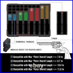 Multi-Handgun Case Waterproof Hard Shell, TSA Approved, Holds Pistols & Magazi