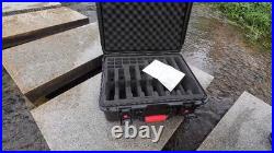 Multi-Handgun Case Waterproof Hard Shell, TSA Approved, Holds Pistols & Magazi
