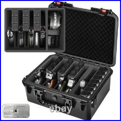 Multi-Handgun Hard Shell Case Waterproof Storage Box for Pistols & Magazines