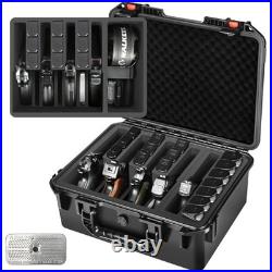 Multi-Handgun Hard Shell Case Waterproof Storage Box for Pistols & Magazines