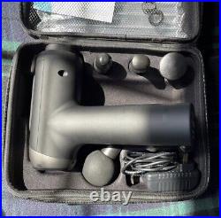 Myofascial Deep Tissue Massager Gun withcase and (6) heads NEW WithO Tags
