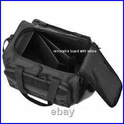 NEW High Quality Black Tactical Gun Shooting Range Bag w MAG Sleeve FAST SHIP