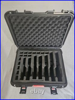 NEW XL LUGECASE Hard Protective Case Up To 7 Pistols/15+Mags/Storage