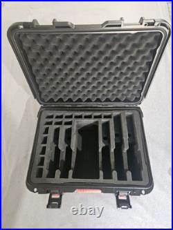 NEW XL LUGECASE Hard Protective Case Up To 7 Pistols/15+Mags/Storage