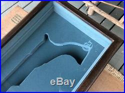 NIB Factory OEM COLT Paterson Glass Presentation Display Gun Case Reed & Barton