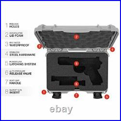 Nanuk 909 Case ALL COLORS Custom Foam Handgun Pistol Automatic Gun Firearm