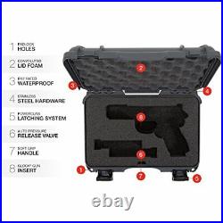 Nanuk 909 Locking TSA Approved Hard Gun Case for Glock 9mm pistol 38 Revolver Nanuk 909 Locking TSA Approved Hard Gun Case for Glock 9mm pistol 38 Revolver