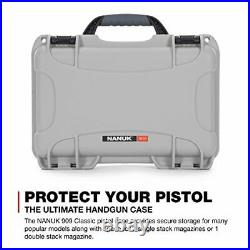 Nanuk 909 Waterproof TSA Safe case for Glock, 1911, SIG, Ruger, and MORE Nanu
