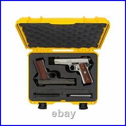 Nanuk 910 TSA Approved Lockable DOUBLE 1911 SIG Ruger 2-UP 9mm 22LR Handgun Case