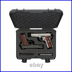 Nanuk 910 TSA Approved Locking DOUBLE 1911.45 Ruger 2-UP 9mm. 357 Handgun Case