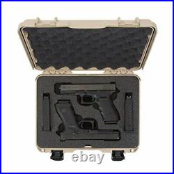 Nanuk 910 TSA DOUBLE Lockable Glock SIG Ruger 2-UP 1911 38 Revolver Handgun Case