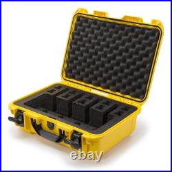 Nanuk 925 Waterproof Gun Case with Foam Insert for 4 Handguns Orange