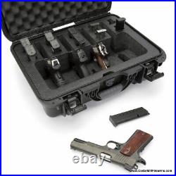 Nanuk 925 Waterproof TSA Safe case QUAD Glock, 1911, SIG, Ruger, 4-UP