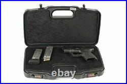 Negrini Cases 2018TS/4835 Compact Handgun Case for ABS 1 Gun WithAcc/Pluck-n-Pu