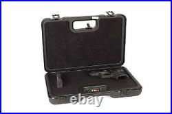 Negrini Cases 2023UR/4839 Handgun Deluxe Travel Case (1 Gun) Black/Black