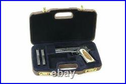 Negrini Italian Leather Model 1911 Handgun Deluxe Travel Case 2018SPL/4836