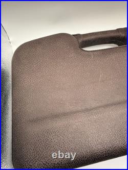 Negrini Luxury Leather Modern Handgun Case Made in Italy Negrini Luxury Leather Modern Handgun Case Made in Italy