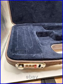 Negrini Luxury Leather Modern Handgun Case Made in Italy Negrini Luxury Leather Modern Handgun Case Made in Italy