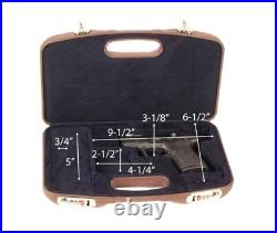 Negrini Luxury Leather Modern Handgun Case Made in Italy Negrini Luxury Leather Modern Handgun Case Made in Italy