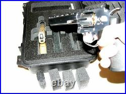 New Black Armourcase 1450 case includes precut 3 Revolver pistol handgun foam
