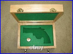 New Custom Wood Pistol Gun Case For Colt 1911, Python, Saa, Smith, Ruger