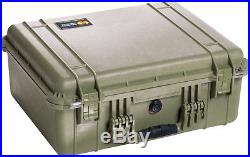 New OD Green Pelican 1550 case with foam includes FREE engraved nameplate