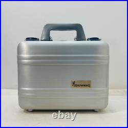 New Zero Halliburton Browning Aluminum Gun Case CG140 New Zero Halliburton Browning Aluminum Gun Case CG140