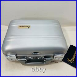 New Zero Halliburton Browning Aluminum Gun Case CG140 New Zero Halliburton Browning Aluminum Gun Case CG140