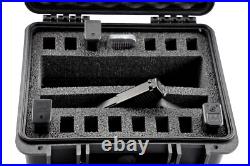 New case includes precut Pelican 1400 1 Pistol Range case Foam free nameplate